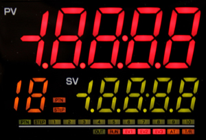 Bộ điều khiển nhiệt độ theo bước Shinko PCB1R00-18 - LED Display