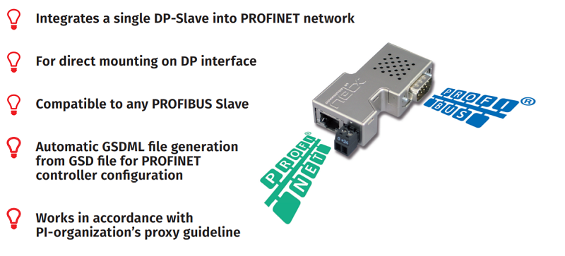 Hilscher PROFINET _ PROFIBUS Proxy connector - interface