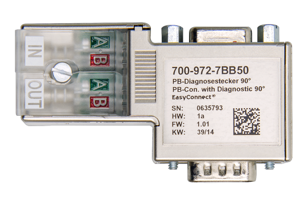 PROFIBUS Connector Helmholz 700-972-7BB50 - kiểu dáng