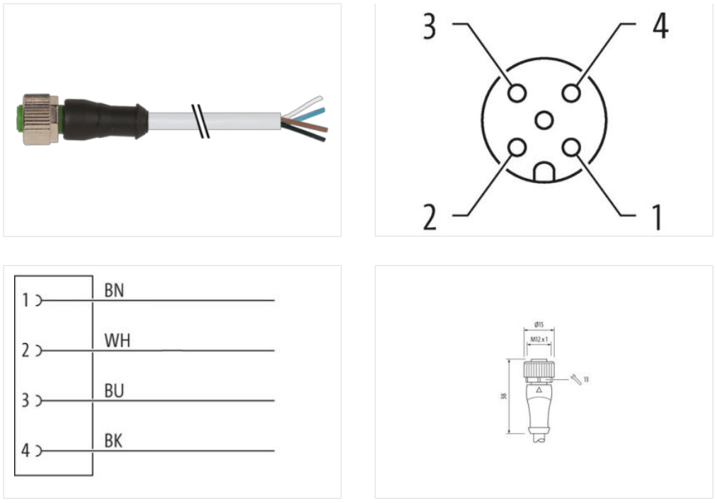 Đầu nối M12 female Murrelektronik 7000-12221-2140300 - detail