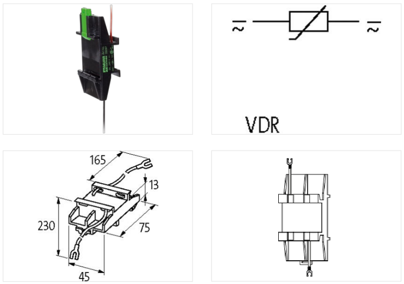 Dập hồ quang cho contactor Siemens 26090 của Murrelektronik - detail