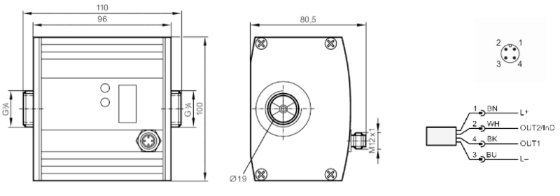 Cảm biến đo lưu lượng IFM SU7000 - detail