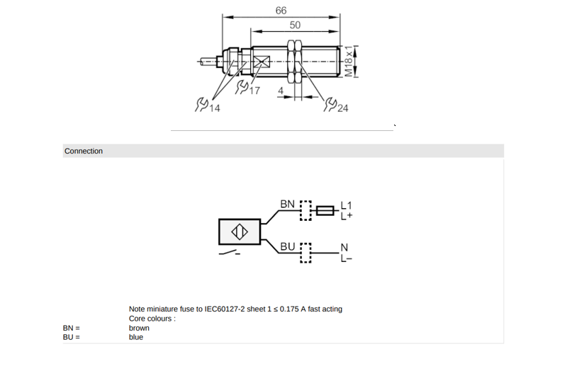 Cảm biến từ Ifm MGT000 - detail