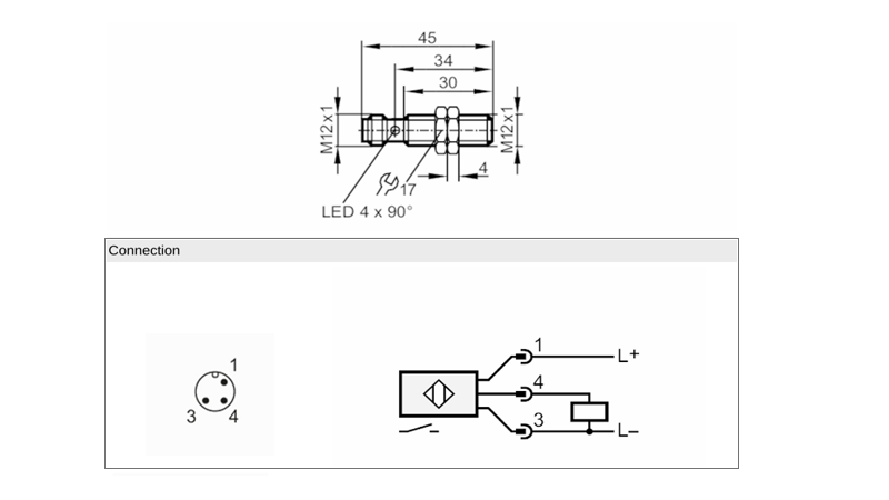 Cảm biến tiệm cận IFM IFT203 - detail