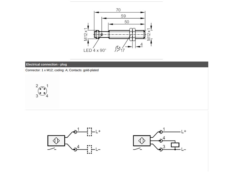 Cảm biến tiệm cận IFM IFT205 - detail