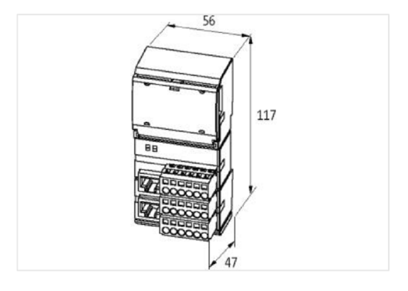 Murrelektronik CUBE20 BUS NODE ETHERNET/IP 56005 - kích thước