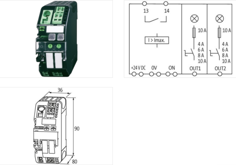 Murrelektronik-MICO-electronic-circuit-protection-2-CHANNELS-9000-41042-0401000 - chi tiết