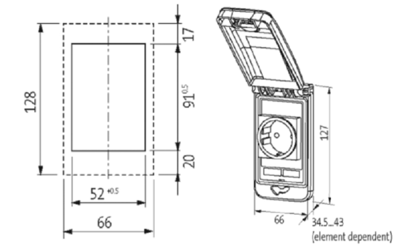 Murrelektronik  Modlink MSDD 4000-68512-0000001 kích thước