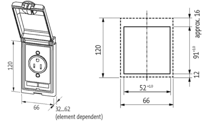 Murrelektronik Modlink MSDD - kích thước