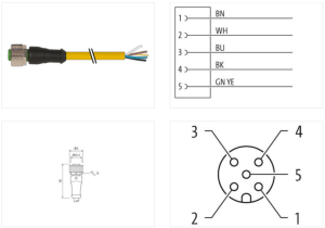 Đầu nối Murrelektronik M12 female 0° A-cod 7000-12241-0150500 - detail