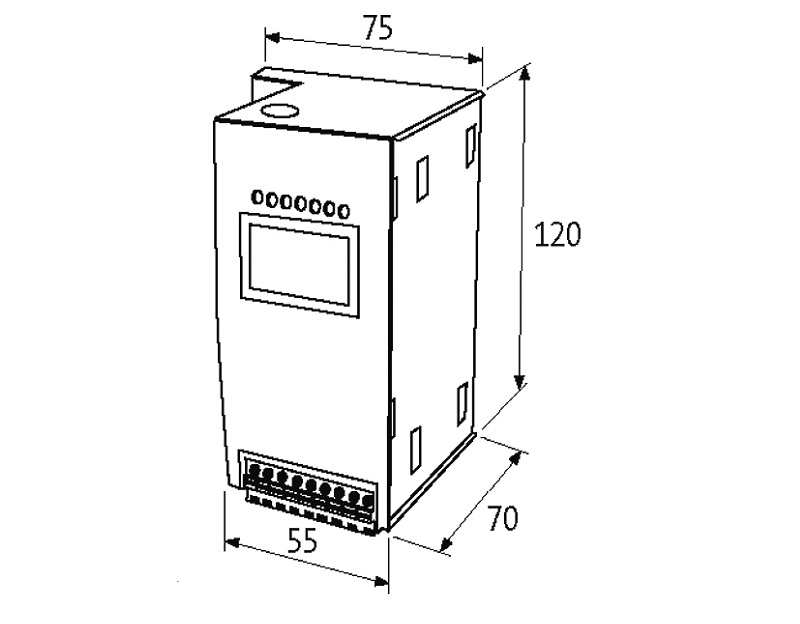 Gateway Profibus-DP/AS-i Murrelektronik 556612 - DINMENSION