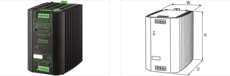 Bộ nguồn 3 pha của Murrelektronik, 48 VDC EVOLUTION+ 85009 - detail