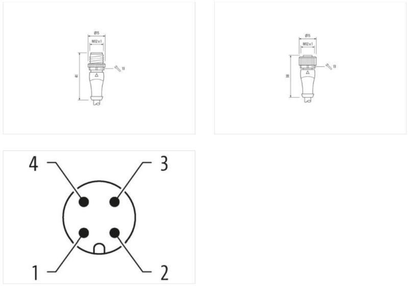 Đầu nối M12 cái, thẳng, A-code, sẵn cáp 10m của Murrelektronik 7000-40021-6141000 - detail2