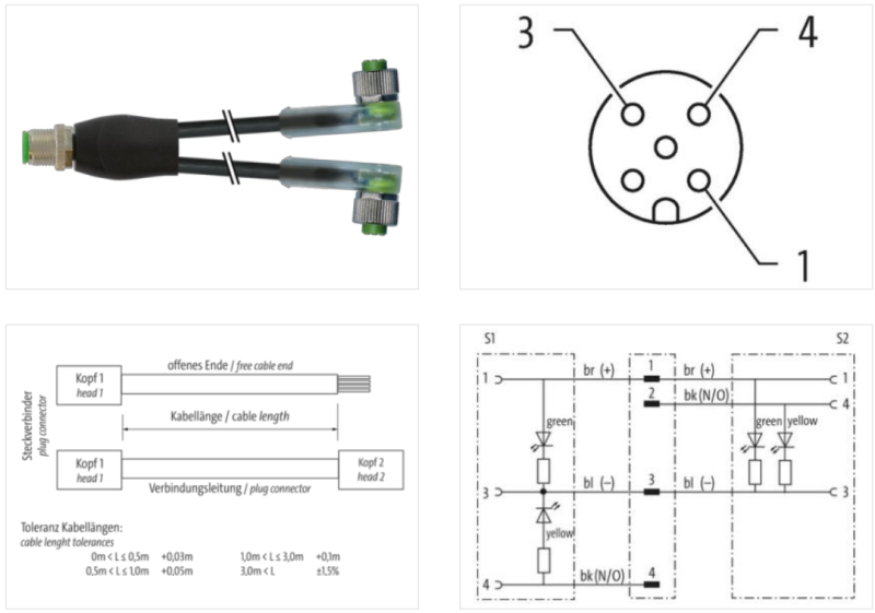 Đầu nối Murrelektronik M12 female 7000-40781-6130060 - detail