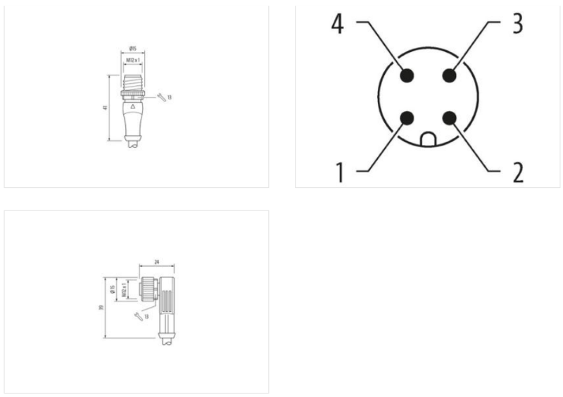 Đầu nối Murrelektronik M12 male, M12 female A code có LED, 3 m cáp 7000-40341-6340300 - detail2