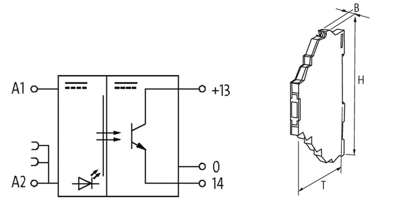 Murrelektronik MIRO 6.2 opto-coupler module 526071 - chi tiết