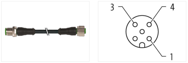 Đầu nối M12 - M12 A-code có cáp 7000-40001-6330300 - detail 1