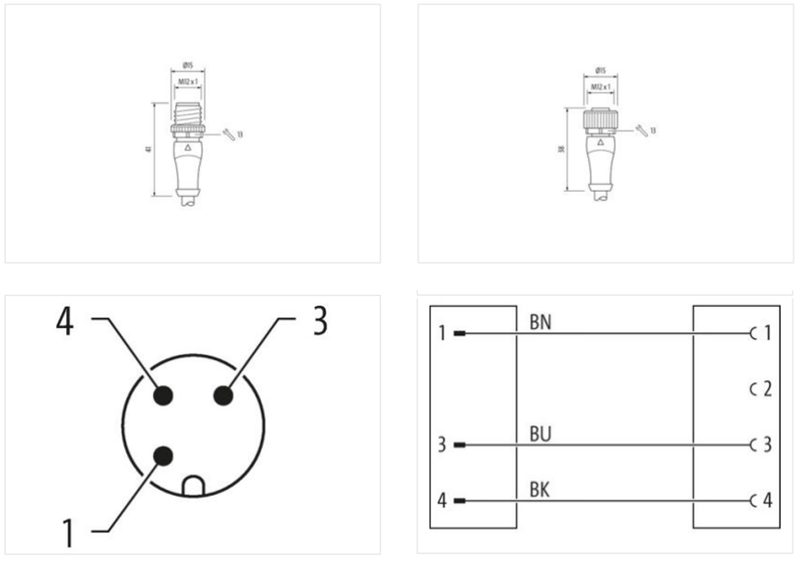 Đầu nối M12 - M12 A-code có cáp 7000-40001-6330300 - detail