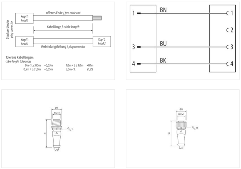 Đầu nối M12 - M12 A-code có cáp 7000-40001-6330600 - detail 2