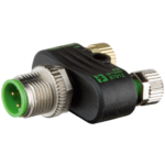 Đầu nối chữ T (T-Coupler) M12 male - 2xM8 female 7000-41201-0000000 - header