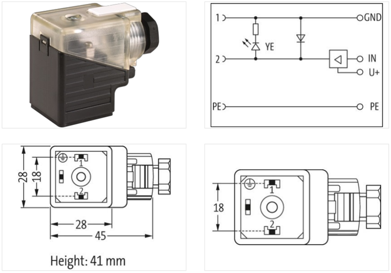 Đầu nối van field-wireable Murrelektronik form A 7000-29481-3129750
