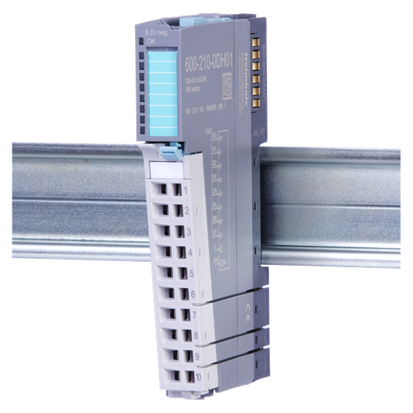 Digital Input module 8DI sink input, DC 24 V 600-210-0DH01 - header