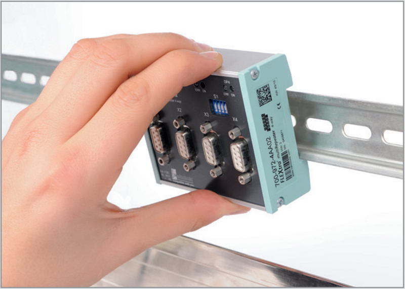 Helmholz Profibus repeater 4 cổng 700-972-4AA02 - mounting