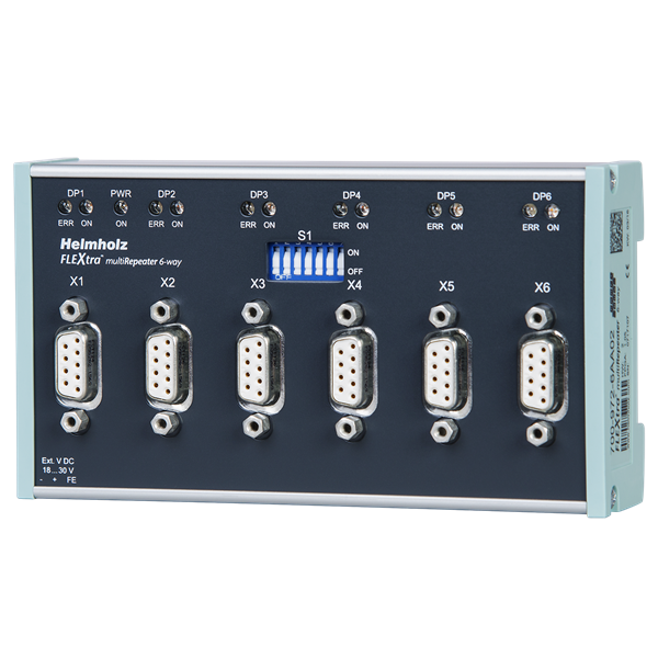 Helmholz Profibus repeater 6 cổng 700-972-6AA02 - header