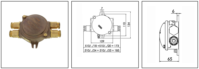 Hộp nối chống cháy nổ 2_2 (Ex-Junction boxes) 10030255 - detail