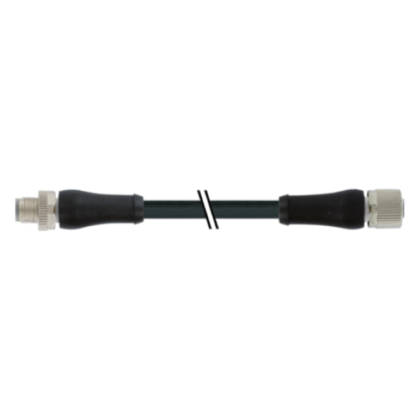 Cáp 0.3m có đầu nối nguồn M12 male-M12 female 5 chân L-code 7000-P4241-P040030 - header