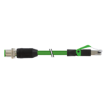 Cáp 8m chuyển đổi đầu nối M12 male D-code-RJ45 của Murrelektronik 7000-44711-7940800 - header