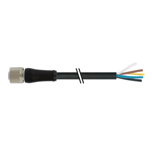 Đầu nối nguồn M12 female 5 chân L-code có cáp 10m của Murrelektronik 7000-P4221-P041000 - header