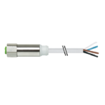 Đầu nối thép không gỉ M12 female A-code dùng cho F&B có cáp 10m của Murrelektronik 7044-12221-3361000 - HEADER