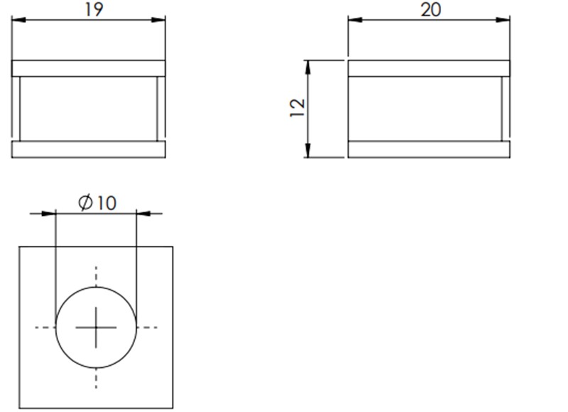 Miếng đệm cáp 10mm vào tủ điện QT của Icotek 42510 - detail