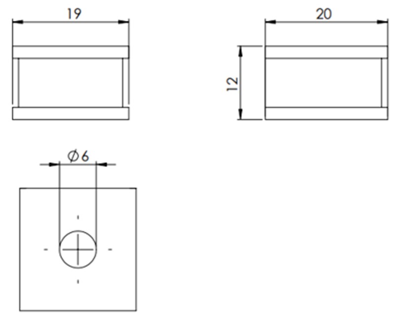 Miếng đệm cáp 6mm vào tủ điện QT của Icotek 42506 - detail