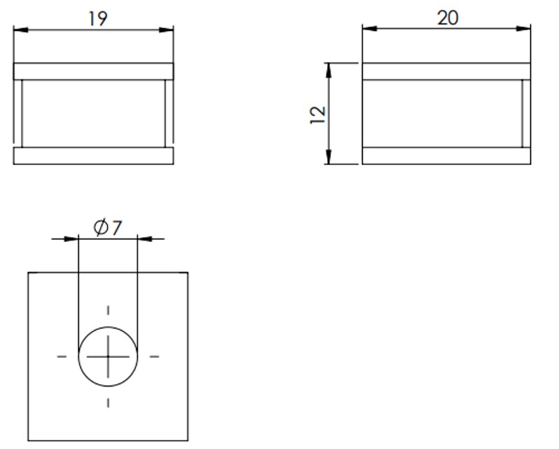 Miếng đệm cáp 7mm vào tủ điện QT của Icotek 42507 - detail