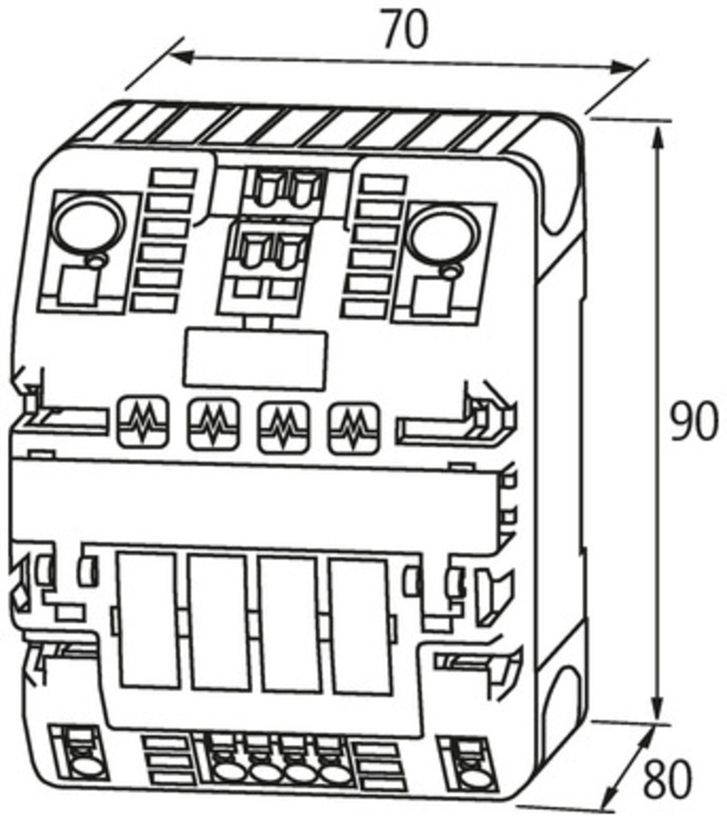 Bộ bảo vệ nguồn DC 24V 6A 4 kênh chỉnh được 9000-41034-0100600- detail