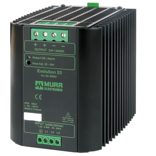 Bộ nguồn 3 pha 24 VDC, 20A Evolution của Murrelektronik 85002-header