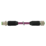 Cáp 0.3m mạng Profibus có đầu nối M12 male-M12-female B-code 7000-44001-8400030 - header