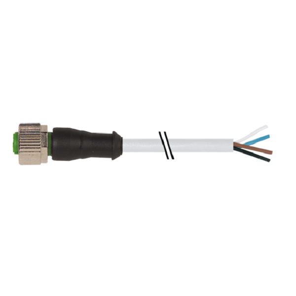 Đầu nối M12 female A-code có cáp 3m của Murrelektronik 7000-12221-2340300 - HEADER