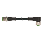 Đầu nối M12 male 0° - M12 female 90° A-code 7000-40141-6150060 - header