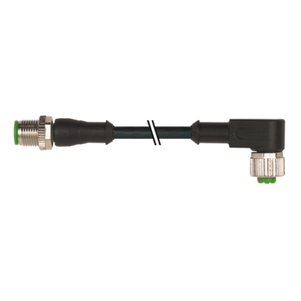 Đầu nối M12 male 0° - M12 female 90° A-code 7000-40141-6150060 - header
