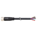 Đầu nối M8 female 8 chân A-code có cáp 10m 7000-08961-6961000 -HEADER