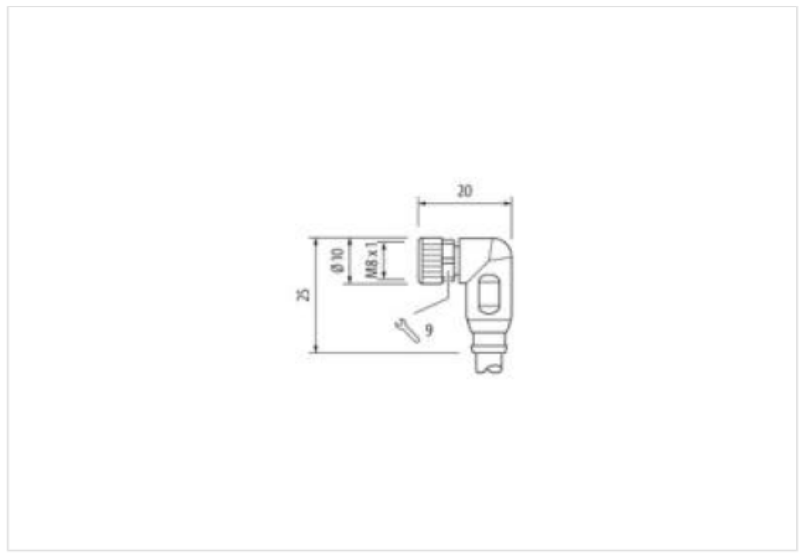 Đầu nối M8 female (cái) A-code có cáp 5m và LED 7000-08121-6100500 - body2
