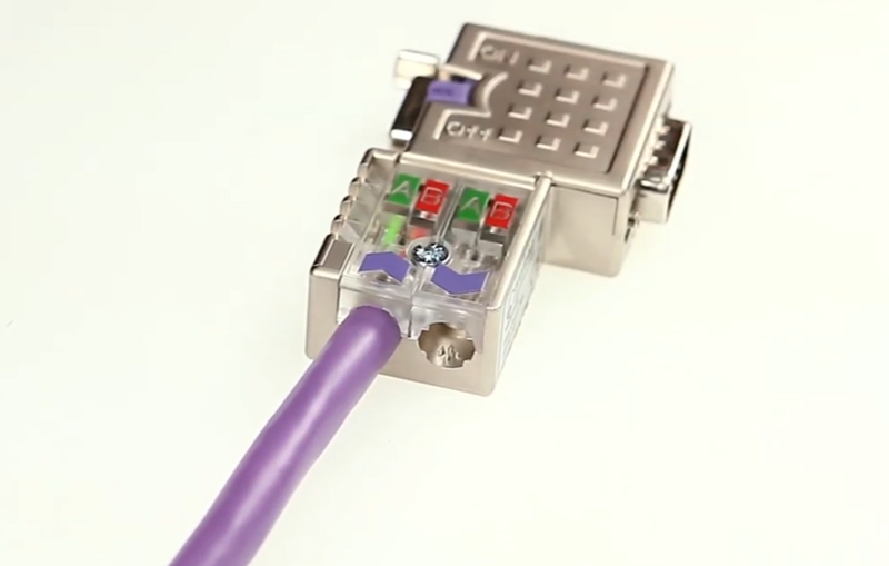 Đầu nối Profibus có LED chẩn đoán lỗi của Vipa 972-0DP10 - body
