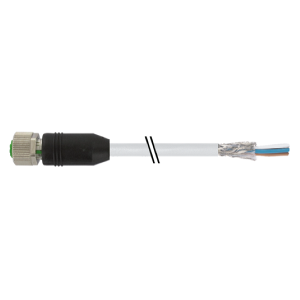 Đầu nối cái M12 A-code, cáp dài 5m của Murrelektronik 7000-13181-2400500 - header
