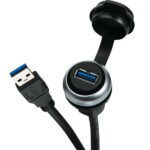 Cáp 2m có đầu nối USB 3.0 kết nối tại bề mặt tủ điện MSDD 4000-73000-0180000 - header