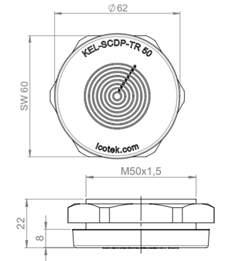Ốc siết cáp đa kích thước 8-38mm của Icotek KEL-SCDP-TR 50 44073 - detail