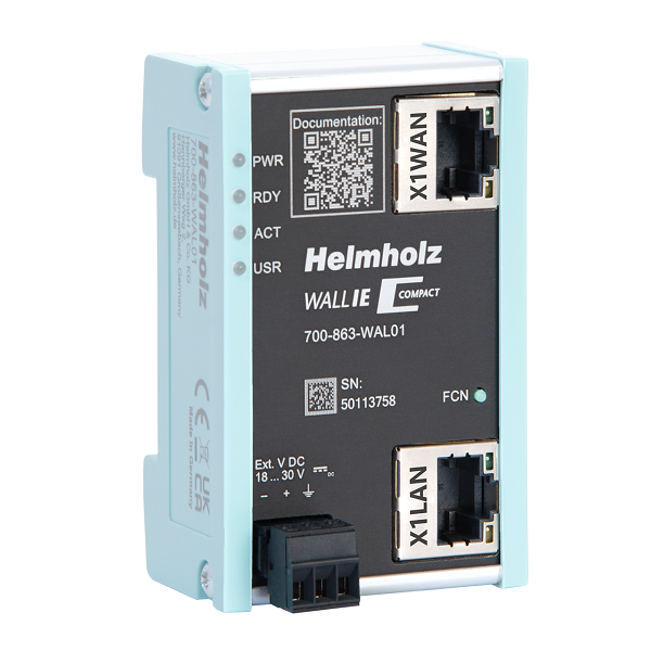 Tường lửa công nghiệp WALL IE compact 2 cổng của Helmholz 700-863-WAL01 - HEADER