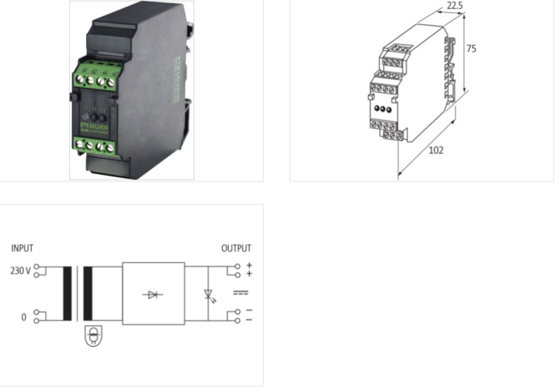 Bộ nguồn DC chỉnh lưu Murrelektronik MKN 85625 - detail